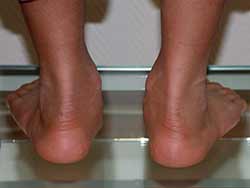 Pied plat deals chaussure talon